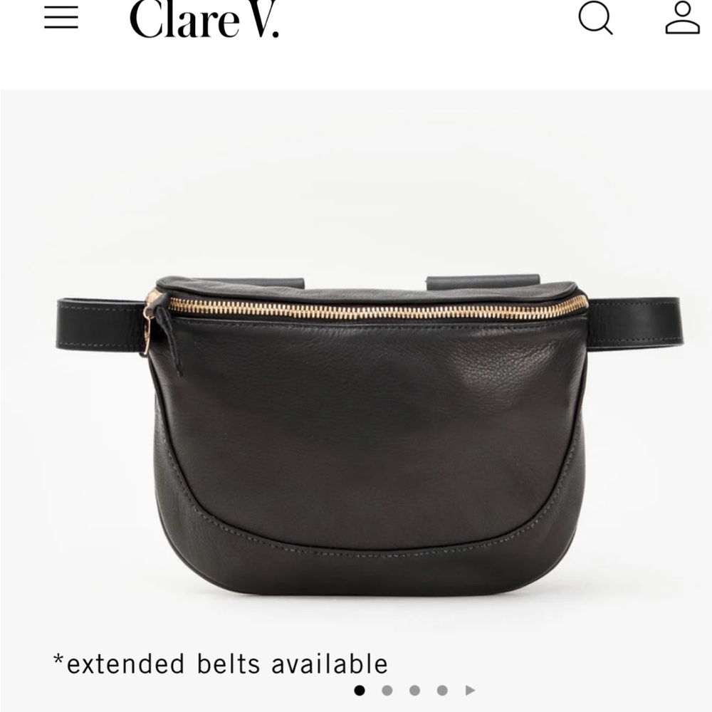 Clare V. Black Fanny Pack